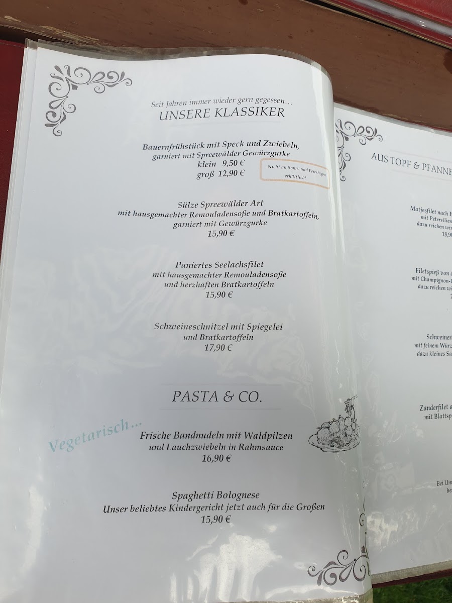 Menu Gasthaus Zum Seddiner See-1
