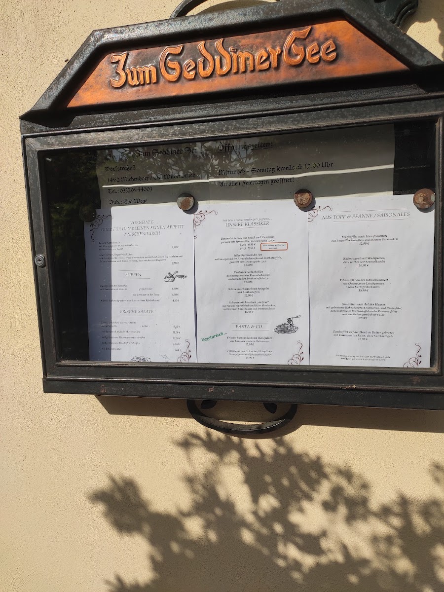 Menu Gasthaus Zum Seddiner See-2